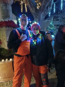 fête de noël à peypin d'aigues avec la batucalub batucada du Luberon